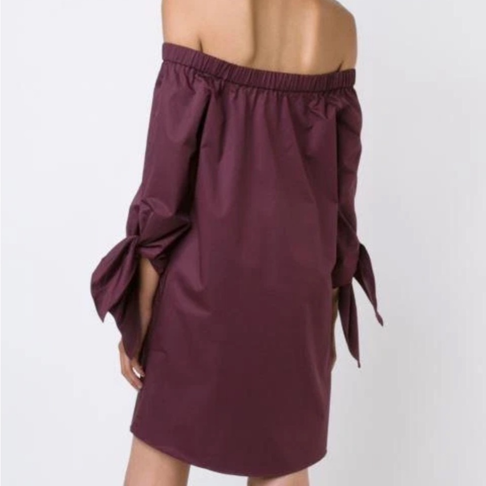 Tibi Off-the-Shoulder Mini Dress - Picture 2 of 8